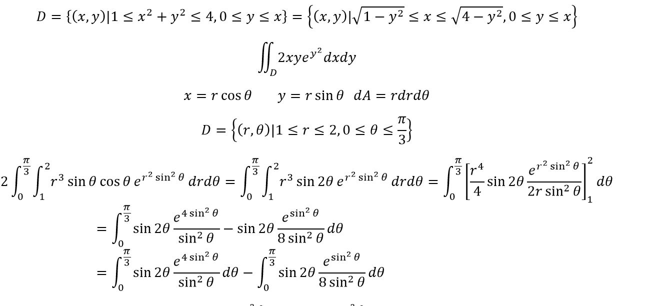 Consider The Following Double Integral Chegg 