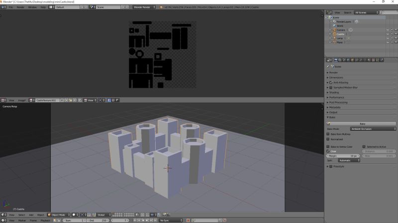 Texture Baking Adding Ambient Occlusion To Material Blender Stack - Retina Space Images for Desktop