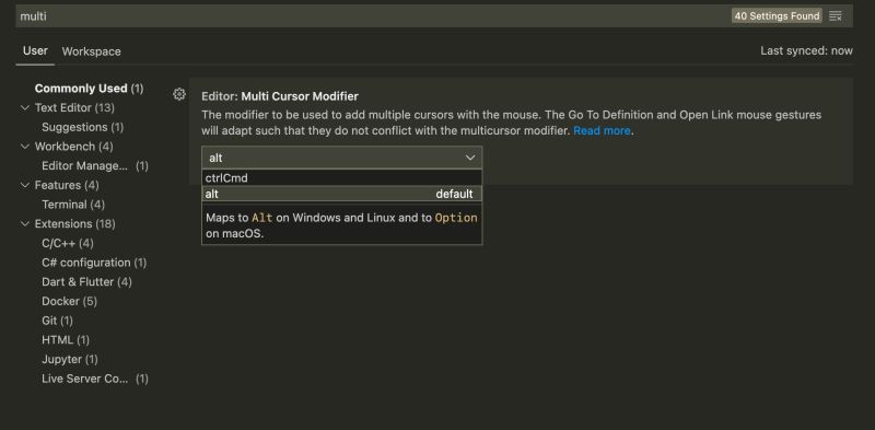 Visual Studio Code Vscode Disable Mouse Ctrl Interaction Stack - Dark Photo Collection - HD Quality