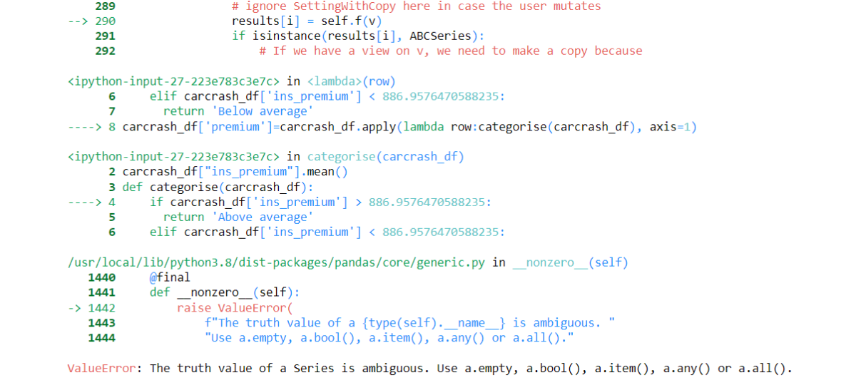 error shows in this imagine