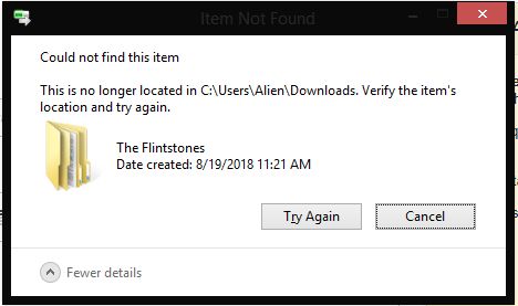 Can T Delete File This Is No Longer Located In Verify The Item S Locati Problem Solving - High Resolution Space Images for Desktop