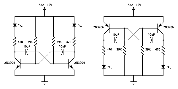 Bjt Astable Multivibrator Circuitlab - Dark Pattern Collection - Full HD Quality
