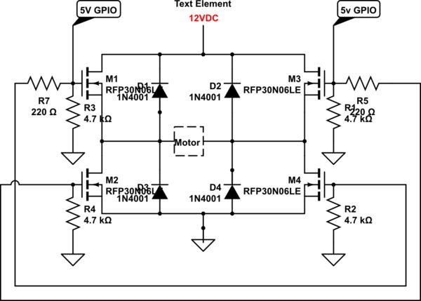 H Bridge Motor Controller Electrical Engineering Stack Exchange - Download High Quality Ocean Pattern | Desktop