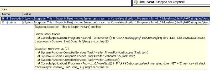Visual Studio Unmangling Pre Net 4 5 Async Await Stack Traces - Minimal Arts - Beautiful Mobile Collection