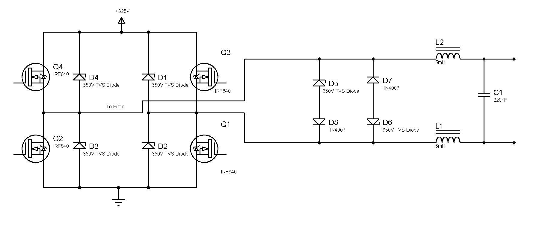 Problem With Mosfet In H Bridge Electrical Engineering