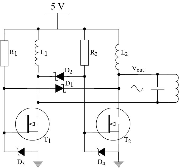 Rf Royer Oscillator Electrical Engineering Stack Exchange - Premium Mountain Illustration Gallery - 8K