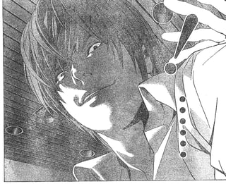 pic Light Yagami Evil Smile Manga did light actually like l in a