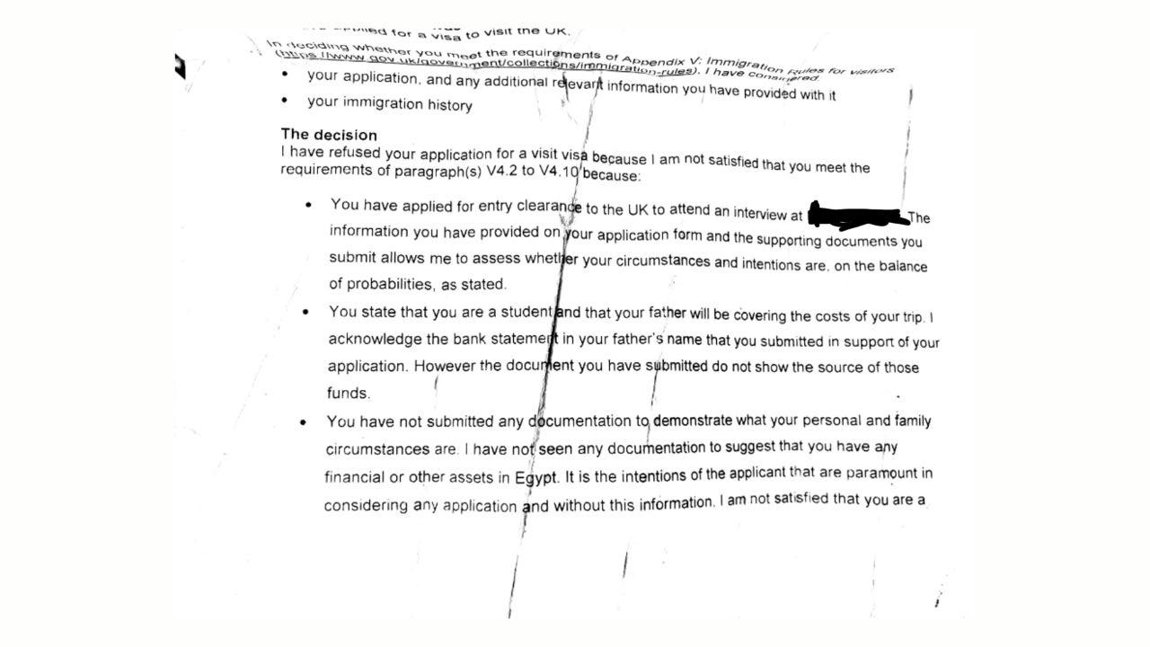 My Friend And I Were Denied A Uk Visit Visa To Attend An On Site Interview For A Tech Company Travel Stack Exchange