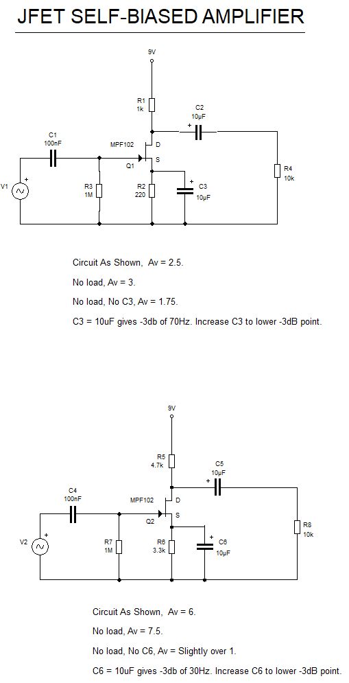 Design Jfet Biasing Problem Electrical Engineering Stack Exchange - Download Artistic Space Design | Desktop