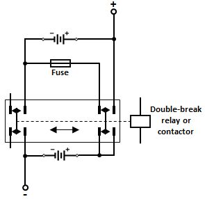 Two Parallel Relays For Double Current Electrical Engineering Stack - Sunset Design Collection - High Resolution Quality