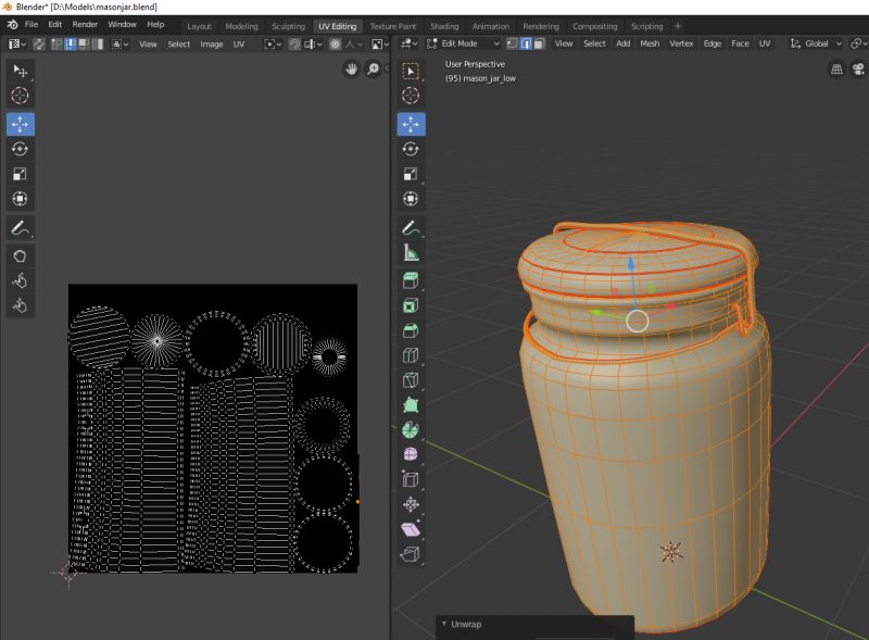 Using Python And Bmesh How Can I Uv Unwrap A Cylindrical Object To A - Best Nature Illustrations in 8K