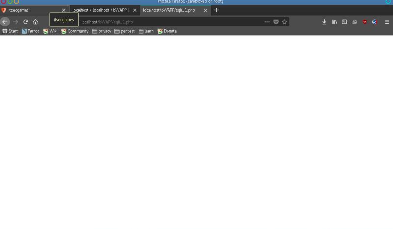 Bwapp Sql Injection Hack Displays A White Screen Stack Overflow - Vintage Design Collection - 4K Quality