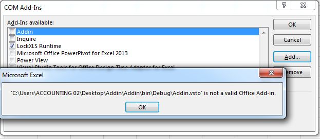 Vsto How To Remove Add In From Excel Spreadsheet Stack Overflow - Incredible Minimal Background - High Resolution