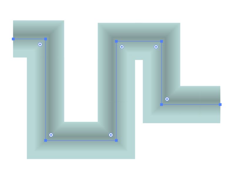 Using Gradients To Create Complex Shapes In Illustrator - Minimal Illustration Collection - HD Quality