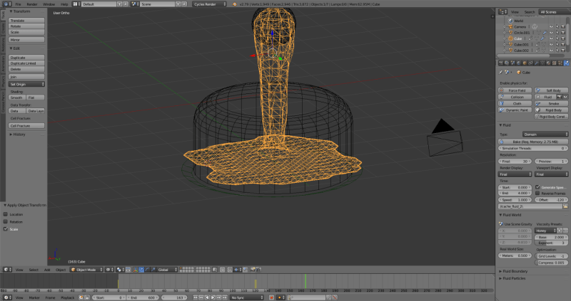 Fluids Stuck Inside Obstacle Blender Stack Exchange - High Resolution Landscape Arts for Desktop