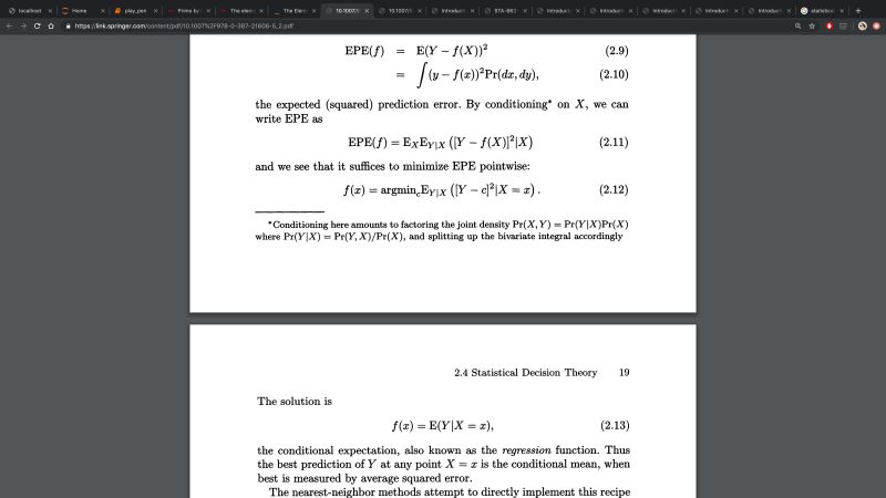 Github Talwarabhimanyu My Solutions The Elements Of Statistical - Professional Mountain Art - Desktop