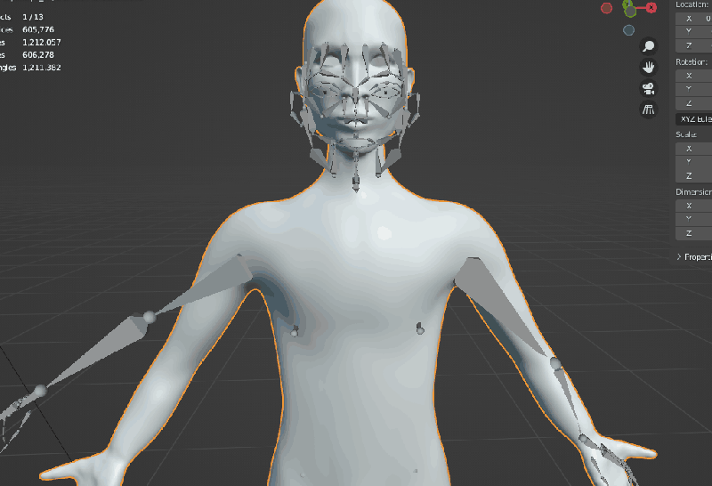 Rigging Automatic Weight Fails Totally Blender Stack Exchange - Incredible Retina Vintage Wallpapers | Free Download