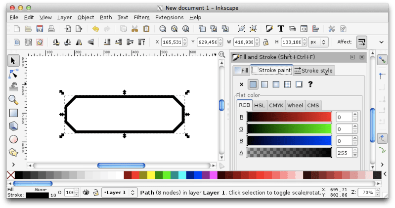 Inkscape Sharp Sloped Edges Graphic Design Stack Exchange - Abstract Backgrounds - High Quality Ultra HD Collection