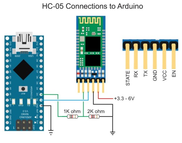Why Do You Have To Use A Voltage Divider With Hc 05 Why Do You Have To Use A Voltage Divider With Hc 05