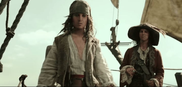 Johnny depp actually plays young jack sparrow in “pirates of the caribbean: Is This Pirate In The Background A Young Edward Teague Movies Tv Stack Exchange