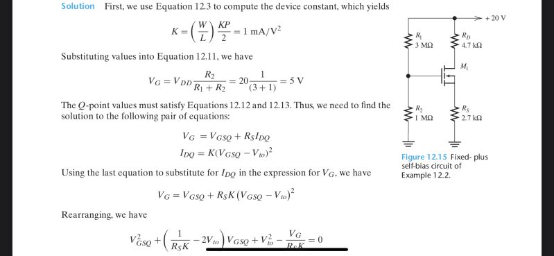 Bias Fet Practical Dc Analysis Problems Electrical Engineering - Ocean Illustrations - Classic Desktop Collection