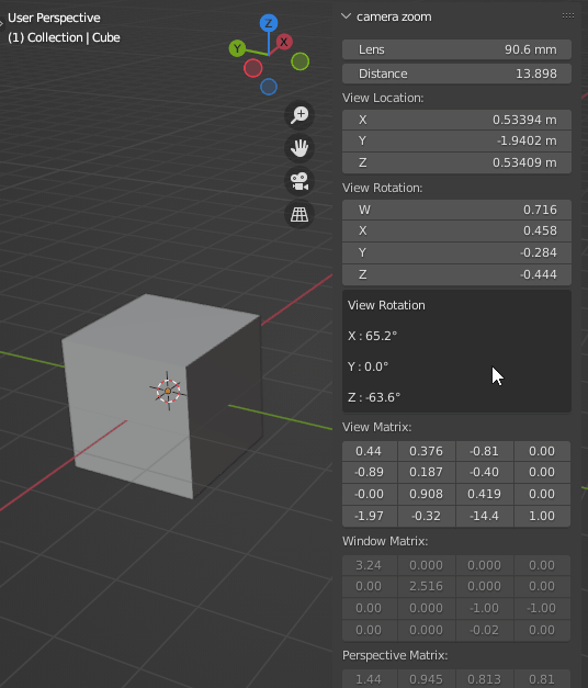 Python Addon To Display The Current 3d Viewport Zoom Blender Stack - Retina Gradient Arts for Desktop