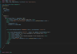 modal react native blur expo into