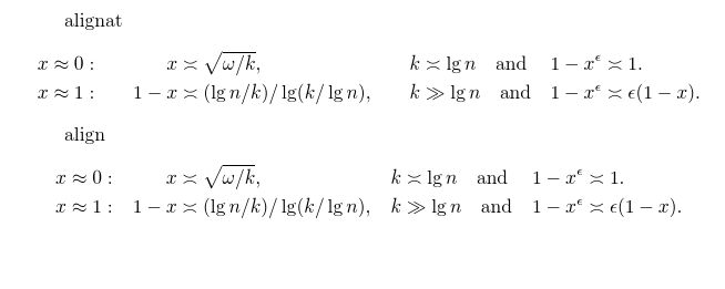 Amsmath Problem Aligning With Alignat Tex Latex Stack Exchange - Landscape Patterns - Beautiful HD Collection