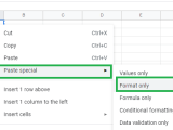 How To Do Format Painter In Google Sheets Like Excel Stack Overflow