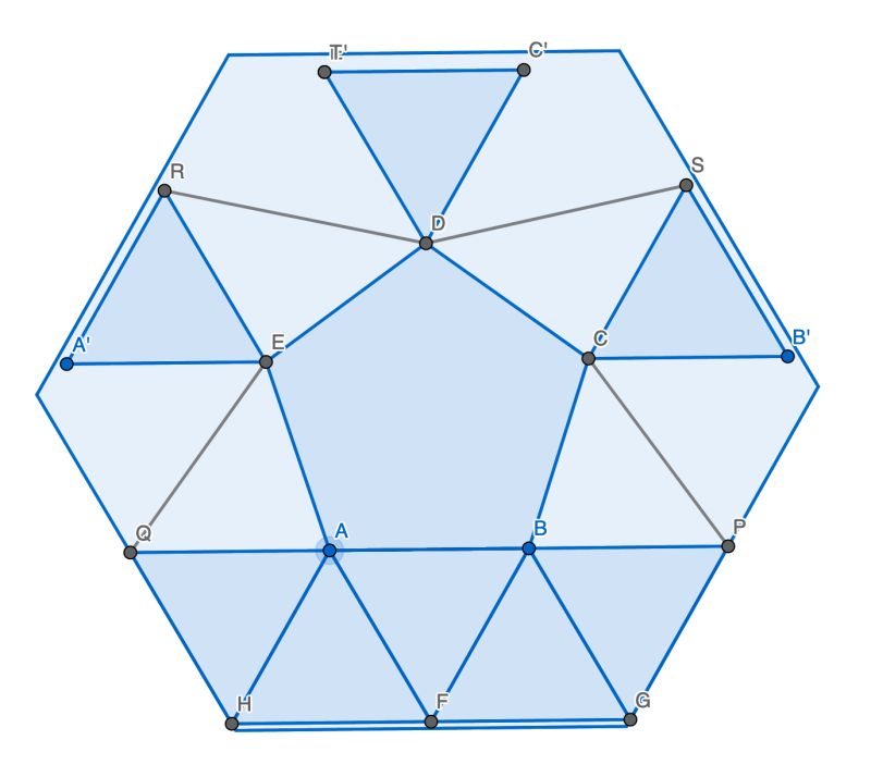Geometry Determine A Regular Hexagon Given Points Mathematics Stack Exchange - Download Stunning Colorful Illustration | Mobile