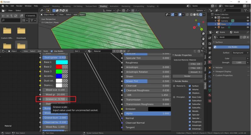 Python How To Get Min Value Max Value Default Value From Blender Node - Modern Ocean Pattern - 4K