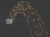 Physics Particle System Shoot At An Object Blender Stack Exchange