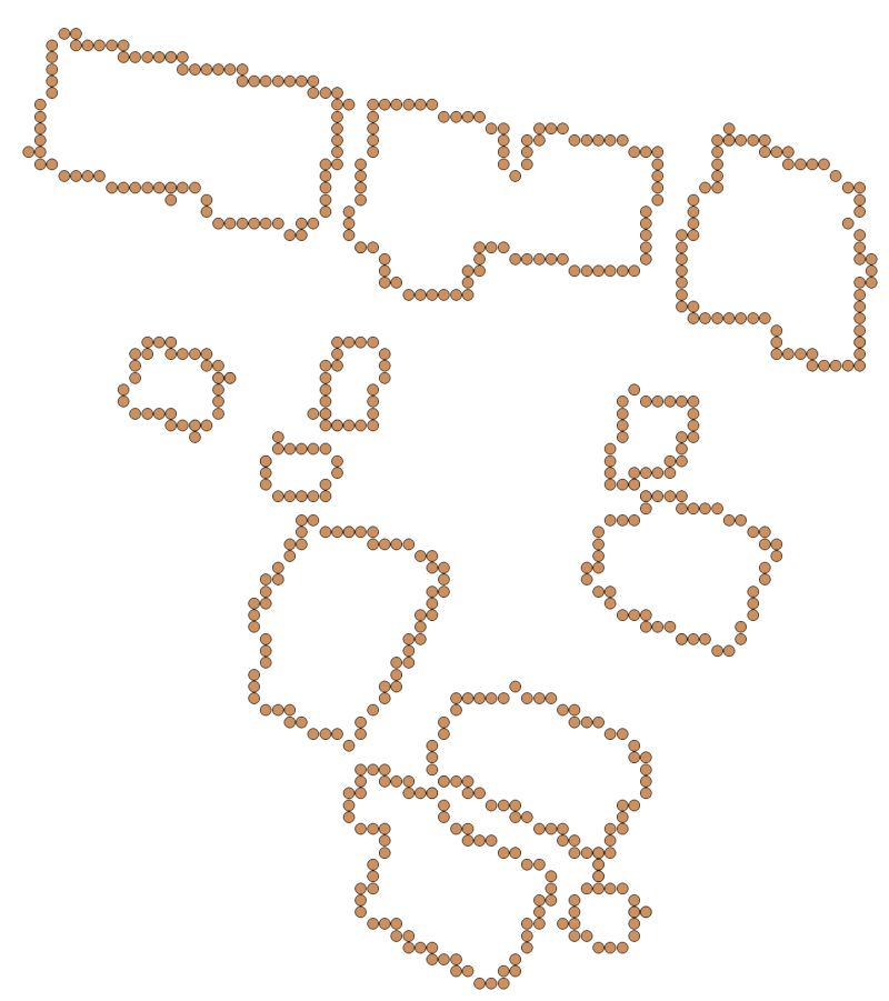 Creating Polygons From Black White Map Or Points Using Qgis Geographic Information Systems - Incredible Full HD Nature Arts | Free Download