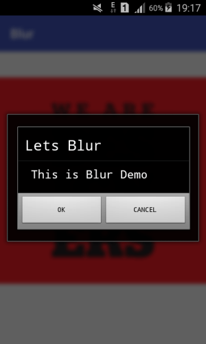 blur background alertdialog android behind position center put stack