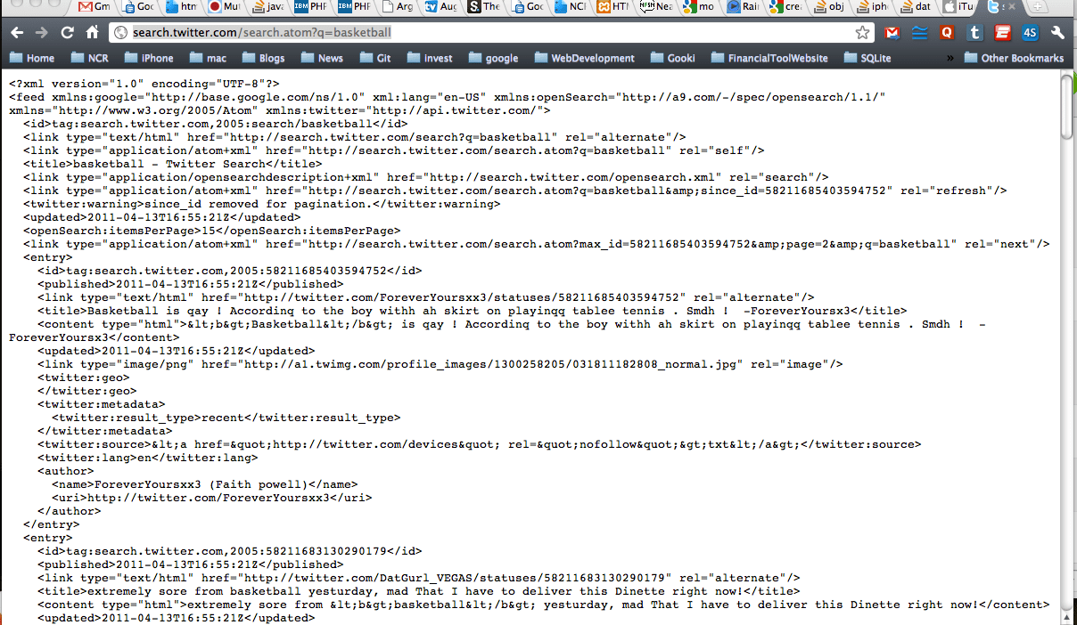 Chrome Safari Firefox Outputs Xml Differently Stack Overflow