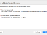 Itunes Store Validation Unsuccessful Using Xcode Stack Overflow