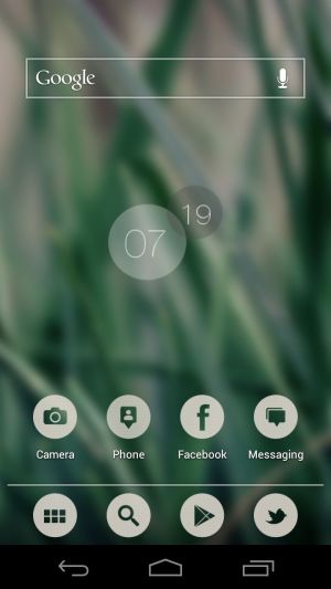 blur android effect wallpapers via