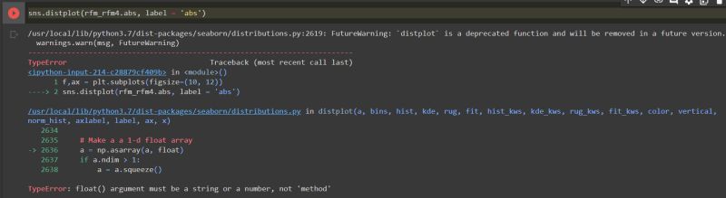 Solved Seaborn Distplot Float Argument Must Be A String Or A Number - Best Ocean Wallpapers in 8K