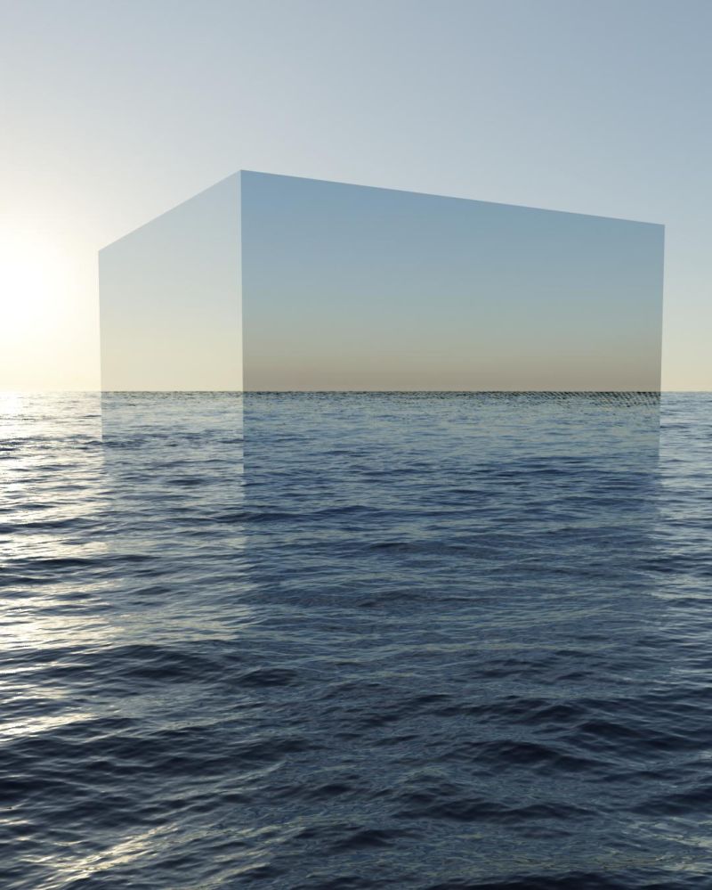 Cycles Render Engine Ocean With Mirror Cube Blender Stack Exchange - Download Creative Landscape Texture | Ultra HD