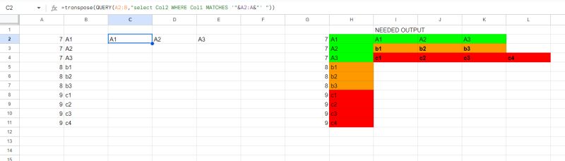 Google Sheets Transposing A Data Range And Replacing A Column With - Best Ocean Arts in Ultra HD