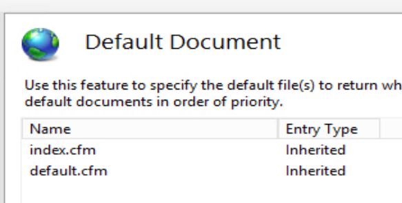 Iis Coldfusion Only Serves Default Document Stack Overflow - Dark Pattern Collection - Mobile Quality