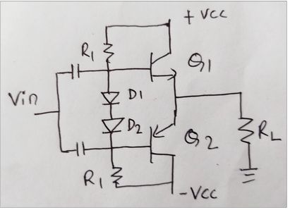 Power Electronics Complementary Symmetry Class Ab Push Pull Amplifier - Geometric Pictures - Modern HD Collection
