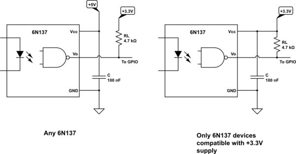 Serial Isolation With 6n137 Opto Coupler Electrical Engineering Stack Exchange - 8K Dark Backgrounds for Desktop