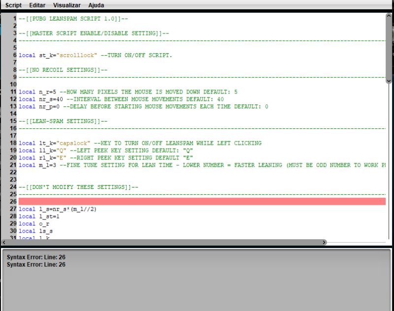 Lua Can T Fix This Script Stack Overflow - Download Amazing Minimal Pattern | High Resolution