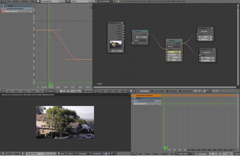 Camera Stabilization Blender Tutorial - Premium Dark Art Gallery - Mobile