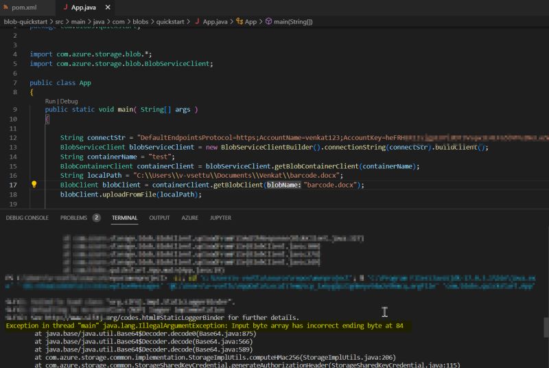 Upload A File To Azure Blob Storage Using Java Stack Overflow - Download Amazing Geometric Texture | High Resolution