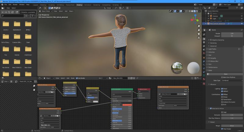 Bake Multiple Materials To One Texture Map Tutorial Blendernation - Premium Abstract Pattern Gallery - Full HD