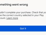 Android Google Play In App Purchase Error Couldn T Complete Your