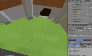 blender road render particles sand stack