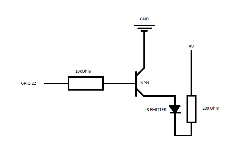 What Am I Doing Wrong Ir Emitter With Raspberry Pi 2